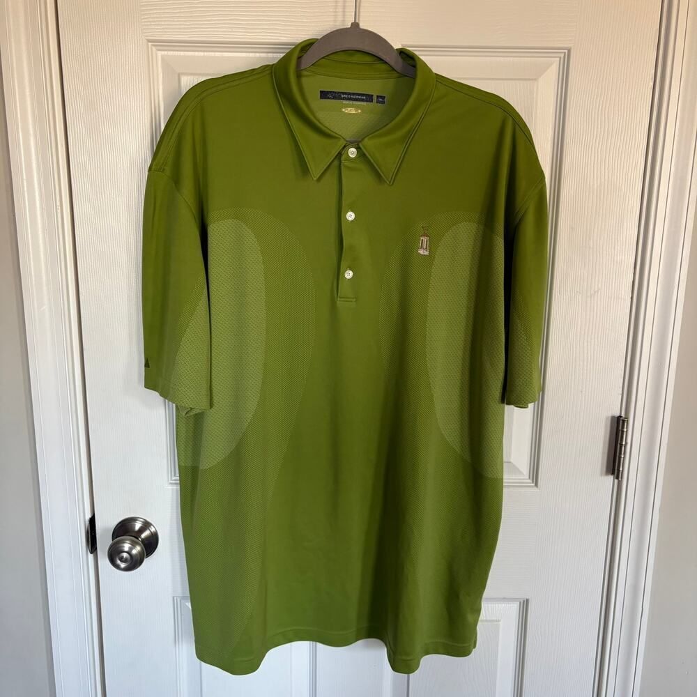 Greg Norman Moselem Springs Golf Course Golf Polo Green XXL